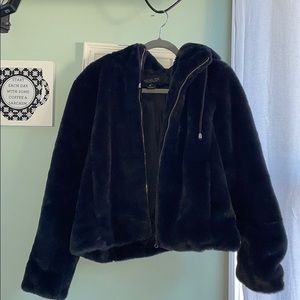 Fake fur jacket